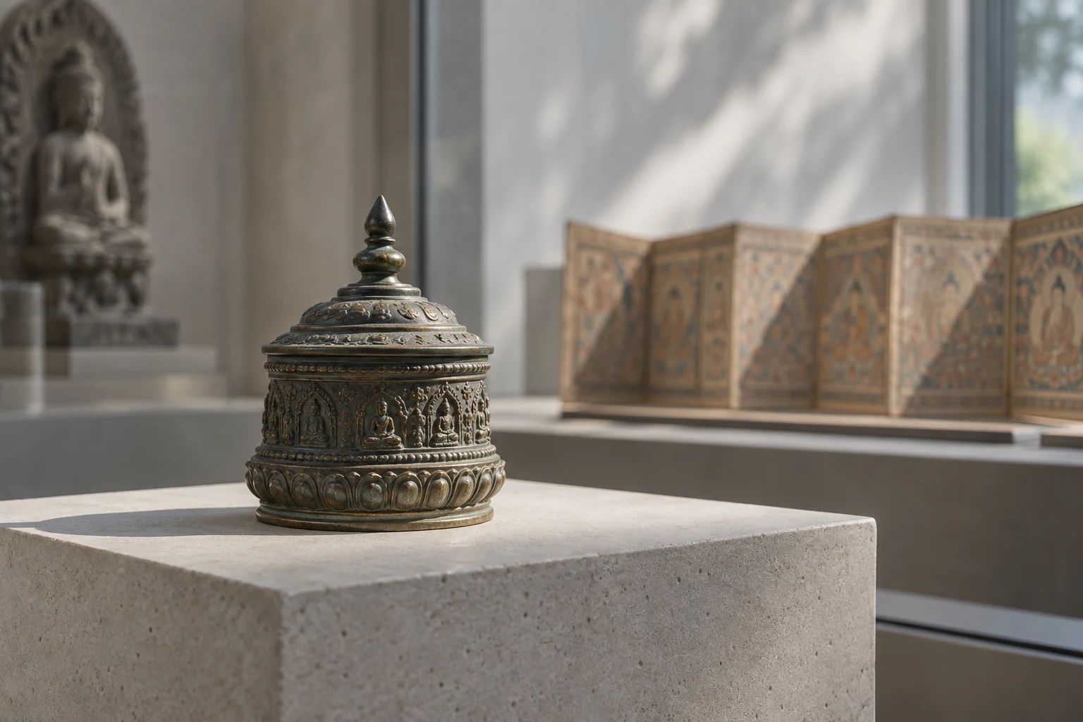 Buddhist relics — AI Concept Image