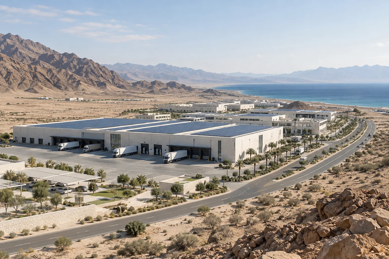 Sinai Peninsula Development Project in Egypt — AI Concept Image