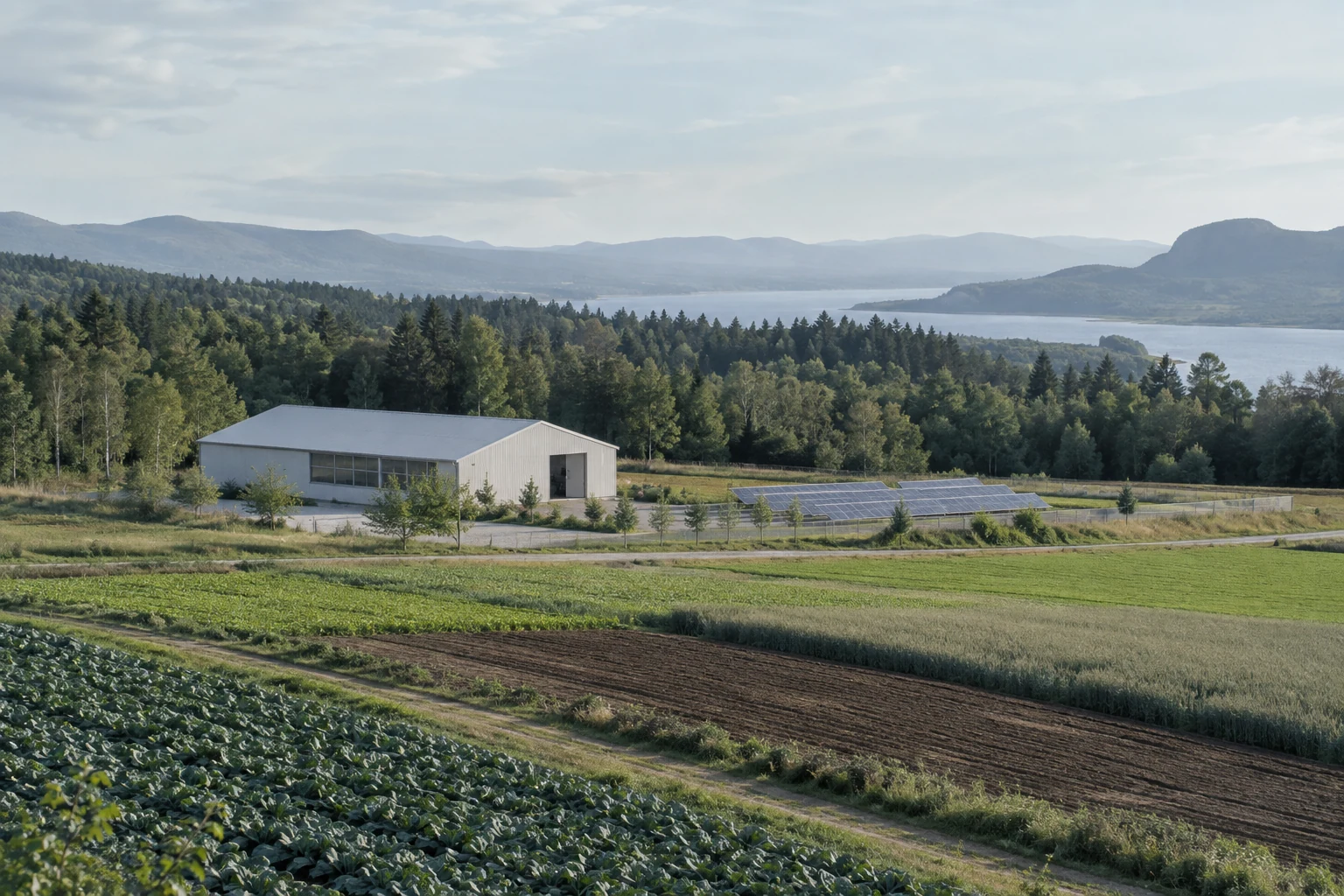 Eco-friendly Farming and Carbon Asset Cooperation Platform — AI Concept Image