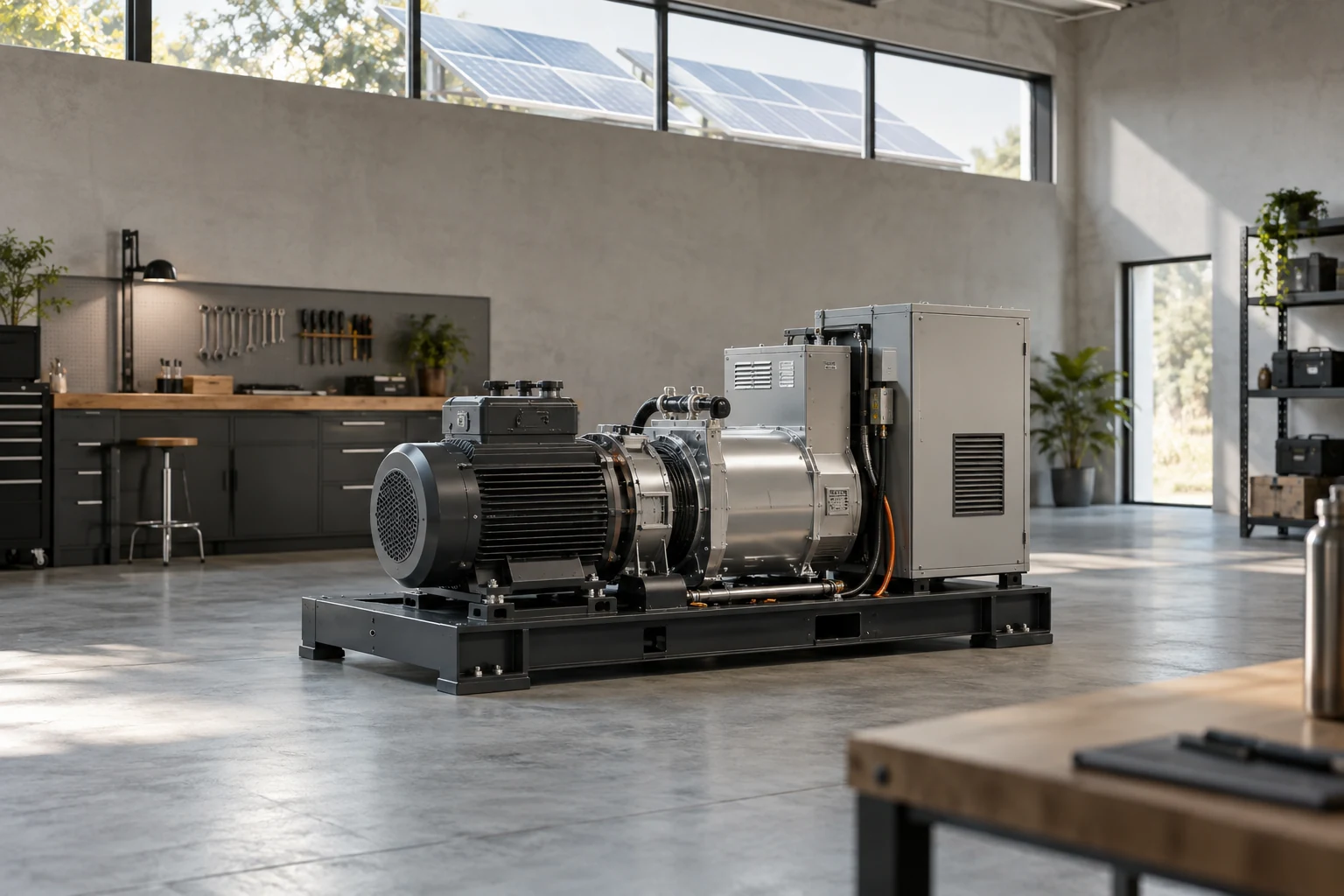 Hizen Solution Hydrogen Generator — AI Concept Image