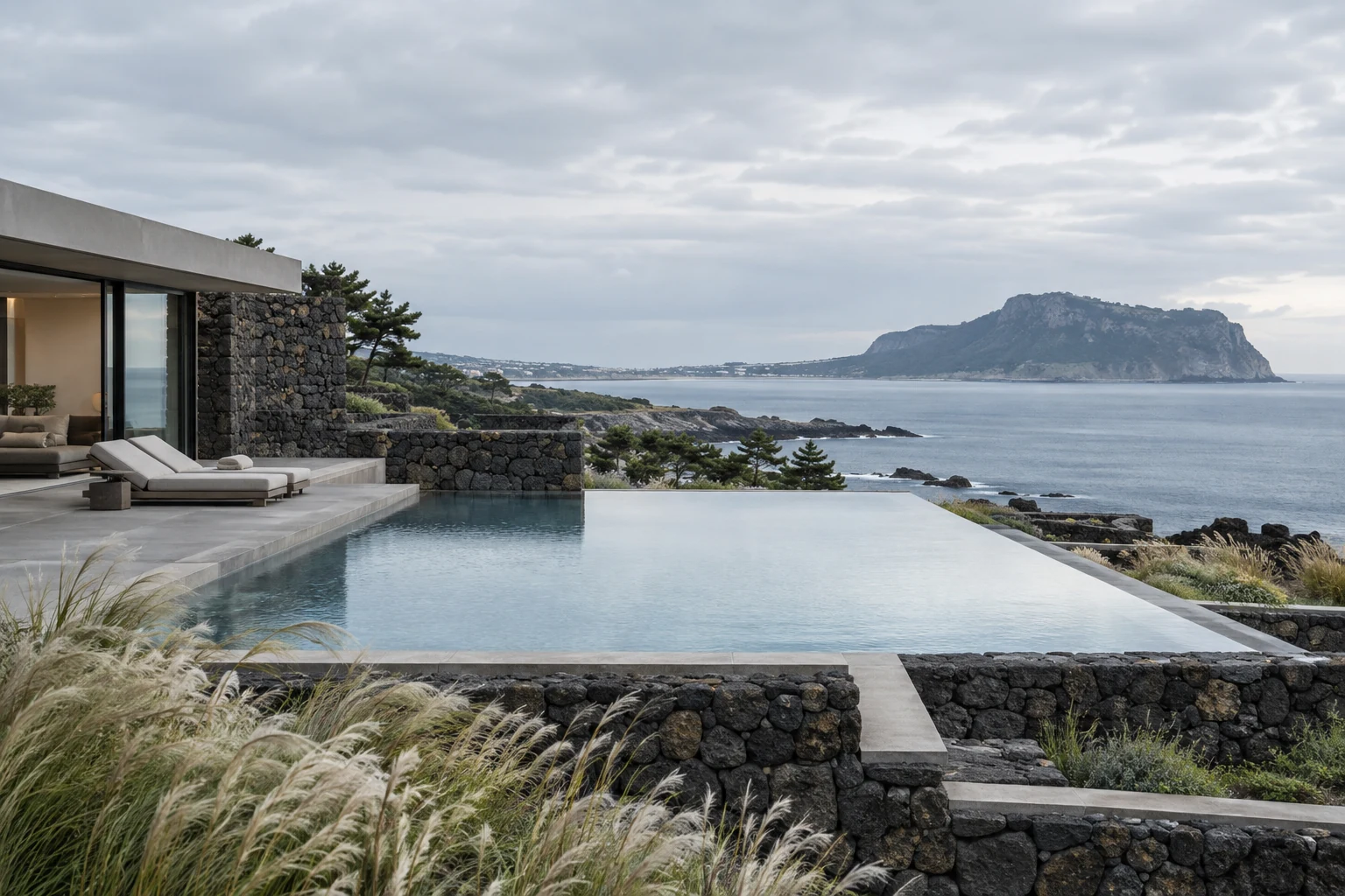 Jeju Resort — AI Concept Image
