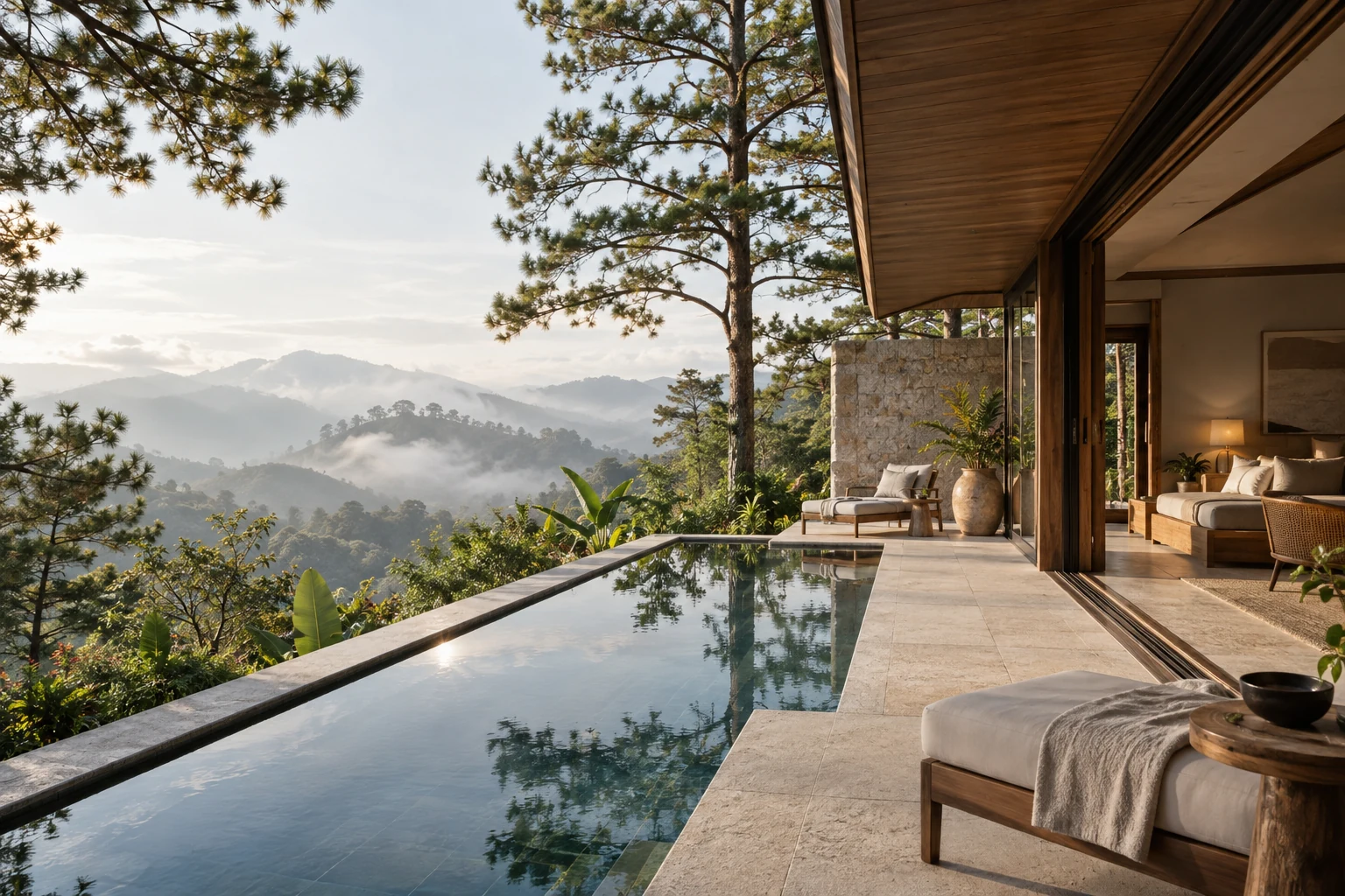 Philippine Private Pool Villa Resort — AI Concept Image