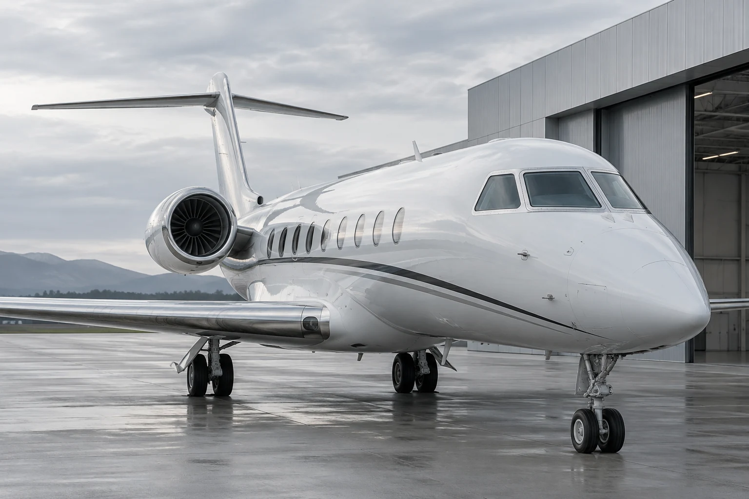 Private Aircraft Membership Program — AI Concept Image