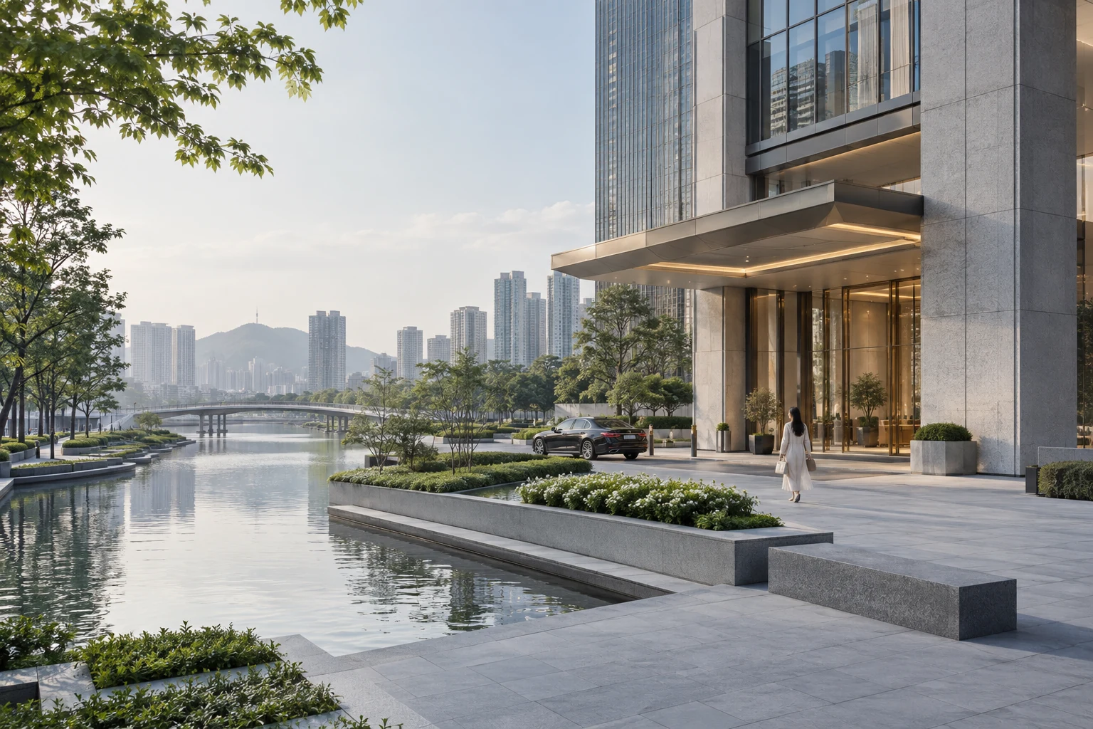 Songdo Central Park Hotel — AI Concept Image
