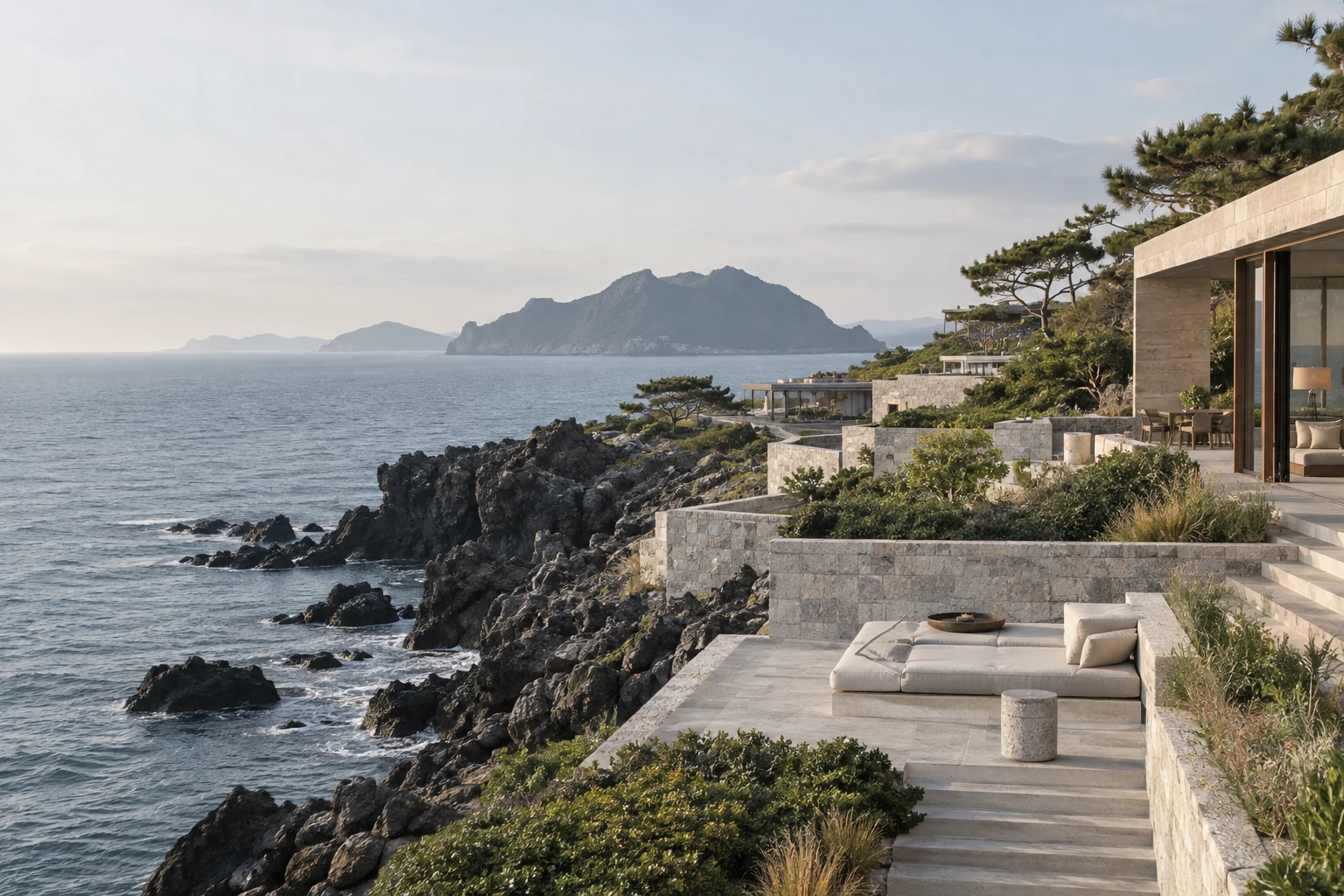 Ulleungdo Hotel Sale — AI Concept Image